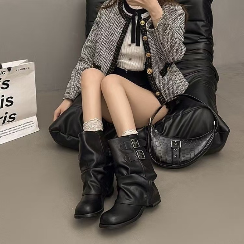 Women Black Slouchy Mid Calf B - đánh giá và giá Boot Sock Slouchy