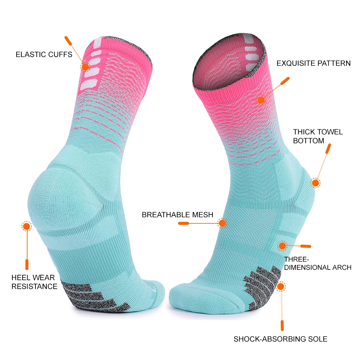 WRELS 1/2/3 Pairs Athletic Soc - đánh giá và giá Athletic Sock Cushion